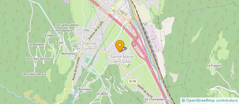 localisation de l'entreprise MADAME NADINE SALLENAVE  LA CHAMBRE