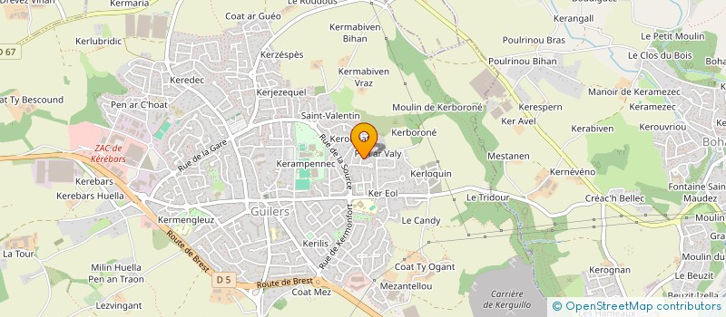 localisation de l'entreprise MADAME NADINE SALOU  GUILERS