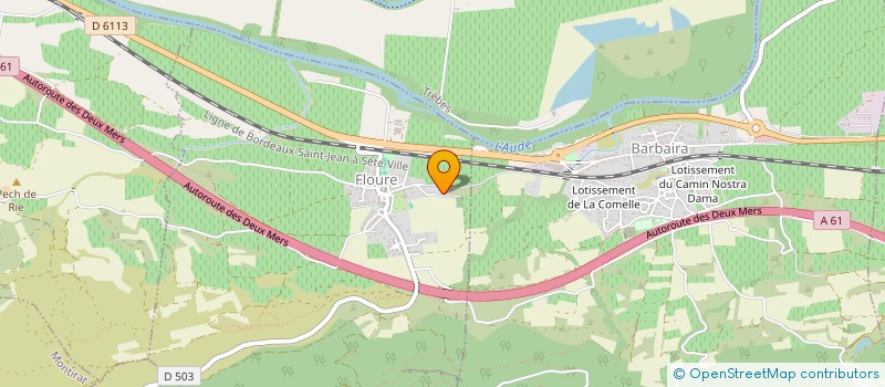 localisation de l'entreprise MADAME NADINE SARDA  FLOURE