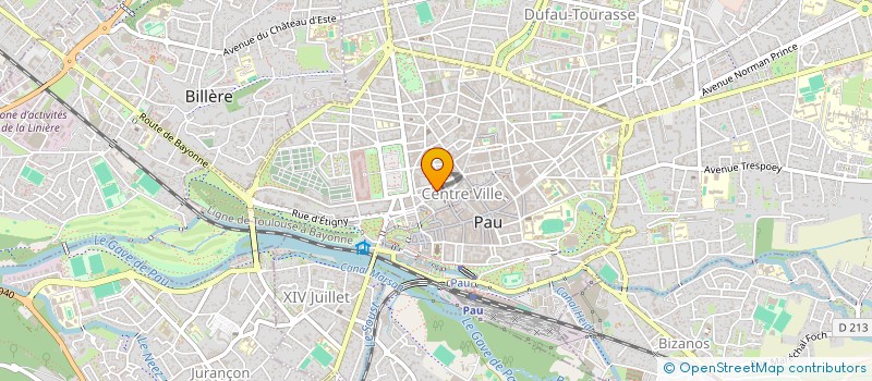 localisation de l'entreprise MADAME NADINE SARTHOU à PAU