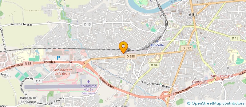 localisation de l'entreprise MADAME NADINE SAUPIN à ALBI