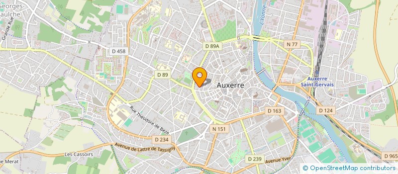 localisation de l'entreprise MADAME NADINE SCIACCA à AUXERRE