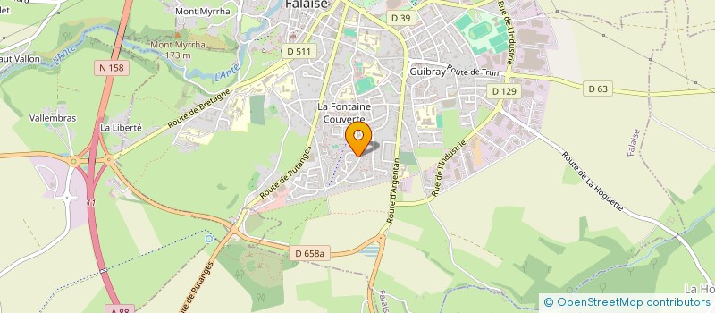 localisation de l'entreprise MADAME NADINE SEIGNEUR  FALAISE