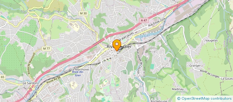 localisation de l'entreprise MADAME NADINE SEON  RIVE-DE-GIER