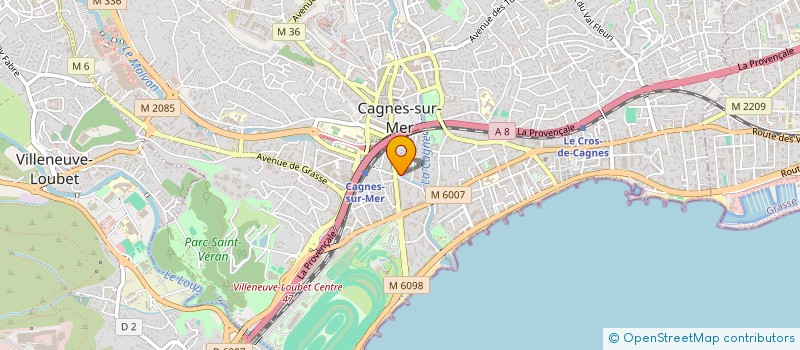 localisation de l'entreprise MADAME NADINE SIBILLI à CAGNES-SUR-MER