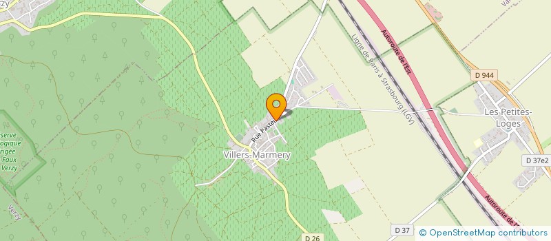 localisation de l'entreprise MADAME NADINE SIMON  VILLERS-MARMERY