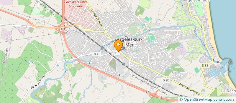 localisation de l'entreprise MADAME NADINE STOLIAREWSKY à ARGELES-SUR-MER