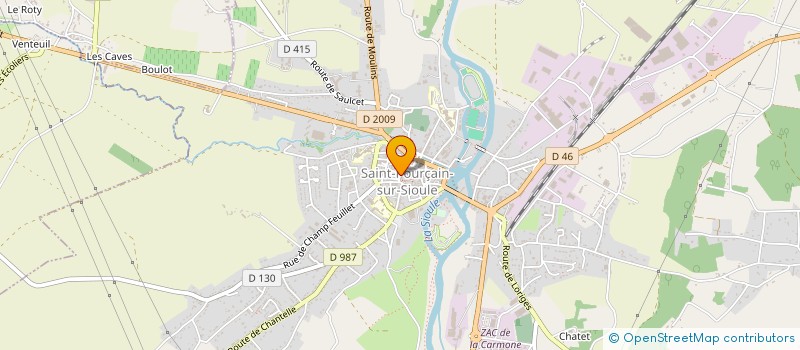 localisation de l'entreprise MADAME NADINE SUET à SAINT-POURCAIN-SUR-SIOULE