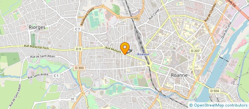 localisation de l'entreprise MADAME NADINE TALIFERT  ROANNE