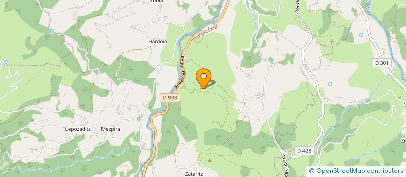 localisation de l'entreprise MADAME NADINE TANGUY  LARCEVEAU-ARROS-CIBITS