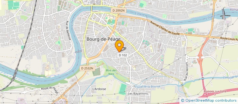 localisation de l'entreprise MADAME NADINE TASUYAN  BOURG-DE-PEAGE