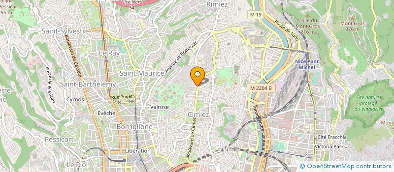 localisation de l'entreprise MADAME NADINE TESORINI à NICE