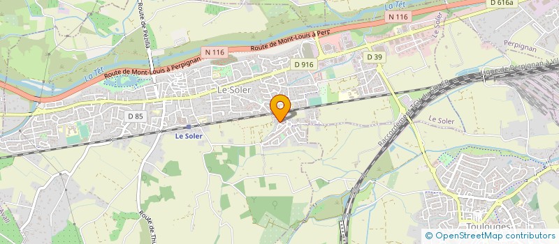 localisation de l'entreprise MADAME NADINE THEBERQE LAVOIE  LE SOLER