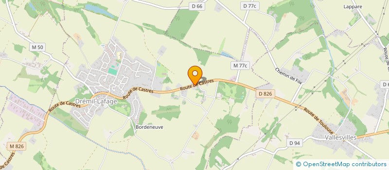 localisation de l'entreprise MADAME NADINE THIERY  DREMIL-LAFAGE