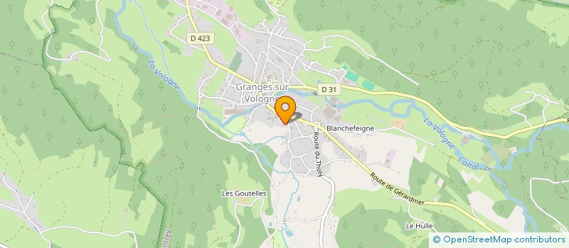 localisation de l'entreprise MADAME NADINE TISSERANT  GRANGES-AUMONTZEY