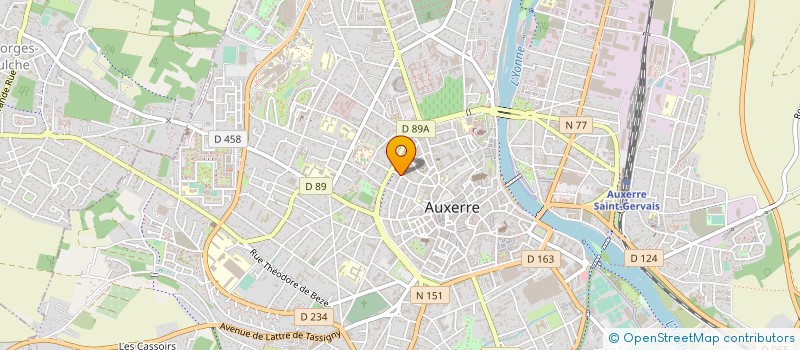 localisation de l'entreprise MADAME NADINE TISSIER à AUXERRE