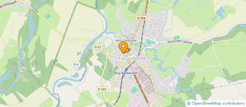 localisation de l'entreprise MADAME NADINE TREBOSC  PUY-GUILLAUME