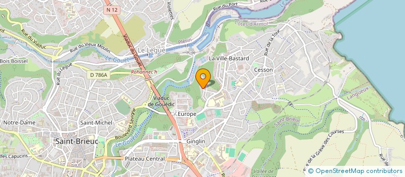 localisation de l'entreprise MADAME NADINE TURIOT à SAINT-BRIEUC