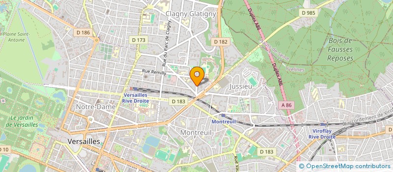 localisation de l'entreprise MADAME NADINE UGOLINI à VERSAILLES