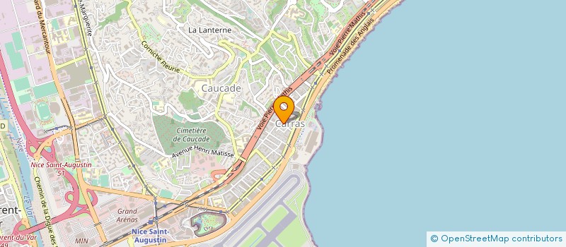 localisation de l'entreprise MADAME NADINE UTHOFF à NICE