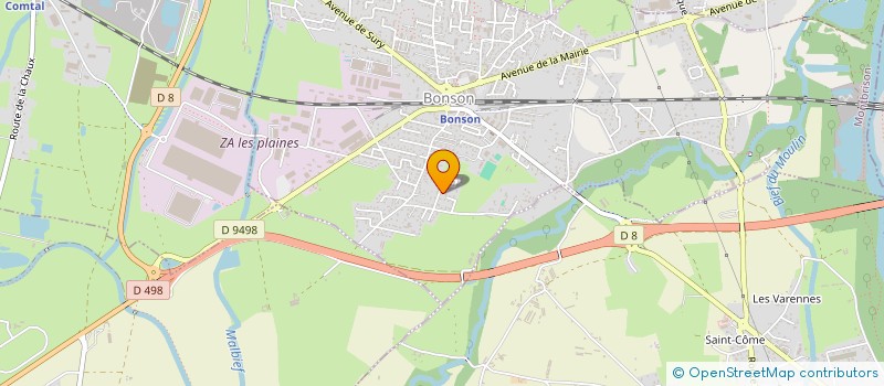 localisation de l'entreprise MADAME NADINE VAIANA  BONSON