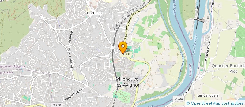 localisation de l'entreprise MADAME NADINE VANDERSMISSEN à VILLENEUVE-LES-AVIGNON