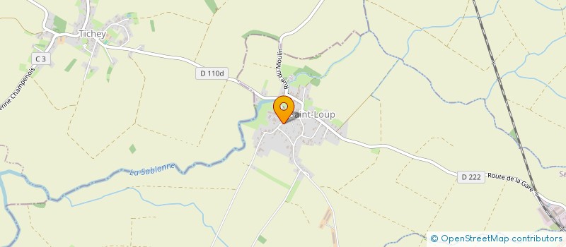 localisation de l'entreprise MADAME NADINE VANNIER  SAINT-LOUP