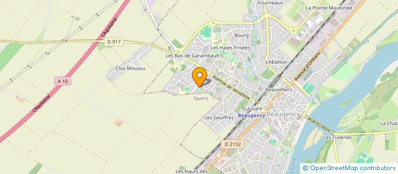 localisation de l'entreprise MADAME NADINE VARINAS  BEAUGENCY