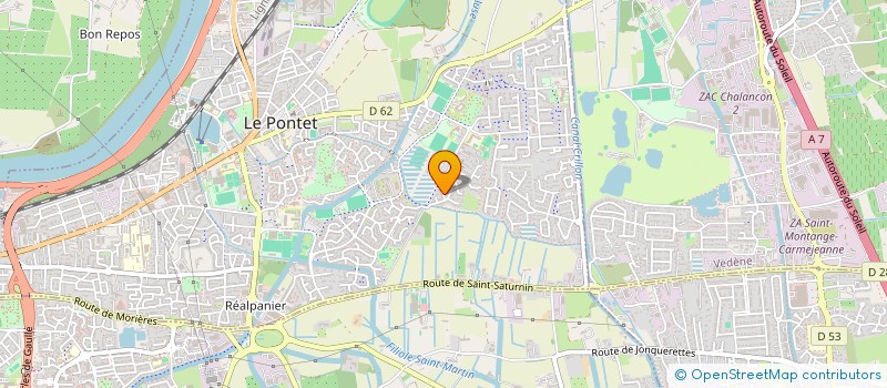 localisation de l'entreprise MADAME NADINE VATTIER  LE PONTET