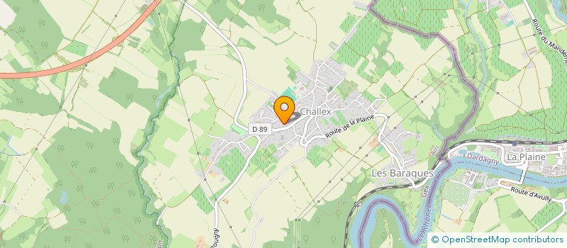 localisation de l'entreprise MADAME NADINE VAUTHIER  CHALLEX