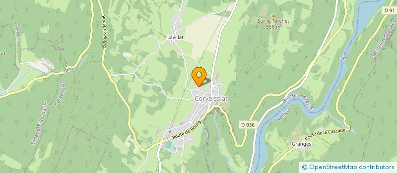 localisation de l'entreprise MADAME NADINE VERMOREL  CORVEISSIAT