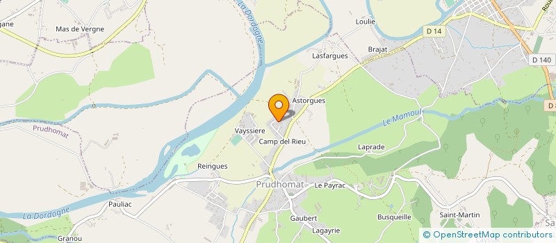 localisation de l'entreprise MADAME NADINE VIDAL à GIRAC