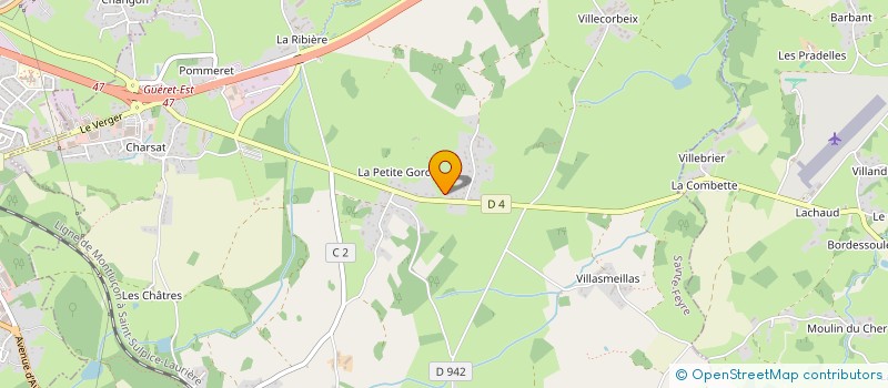 localisation de l'entreprise MADAME NADINE VIGNERON à SAINTE-FEYRE