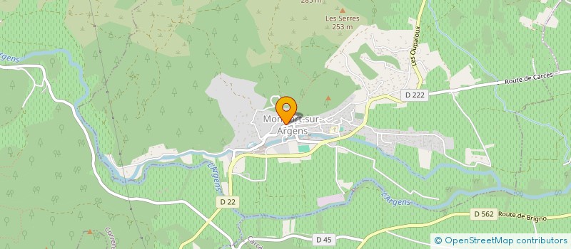 localisation de l'entreprise MADAME NADINE VINCENT  MONTFORT-SUR-ARGENS