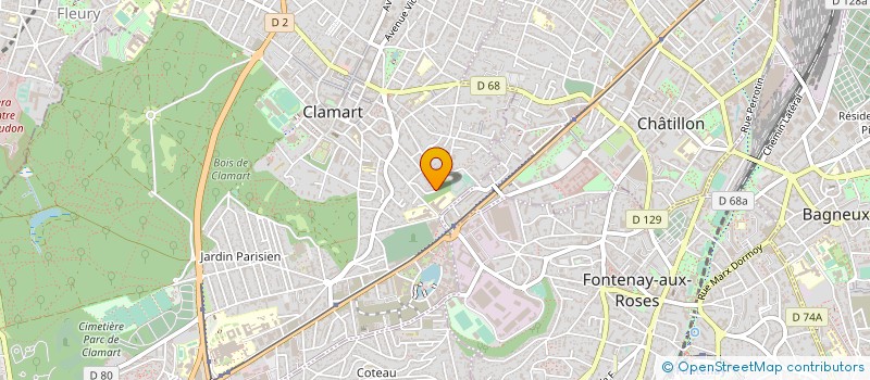 localisation de l'entreprise MADAME NADINE VOISIN à CLAMART