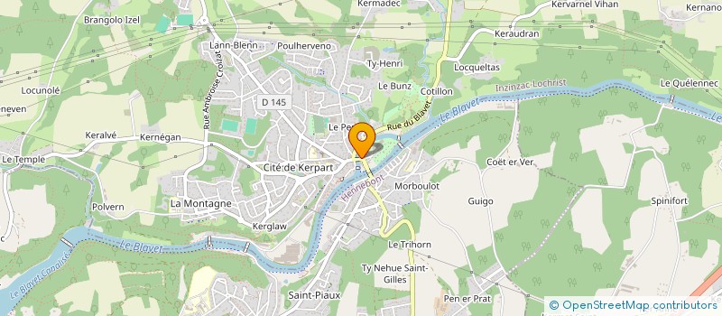 localisation de l'entreprise MADAME NADINE VOLLAND  INZINZAC-LOCHRIST