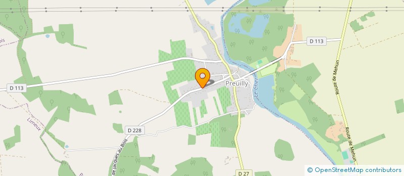 localisation de l'entreprise MADAME NADINE VREVIN  PREUILLY