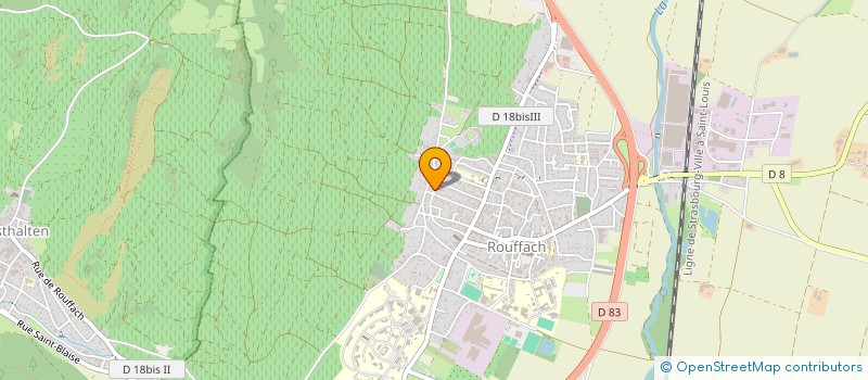 localisation de l'entreprise MADAME NADINE WILHELM  ROUFFACH