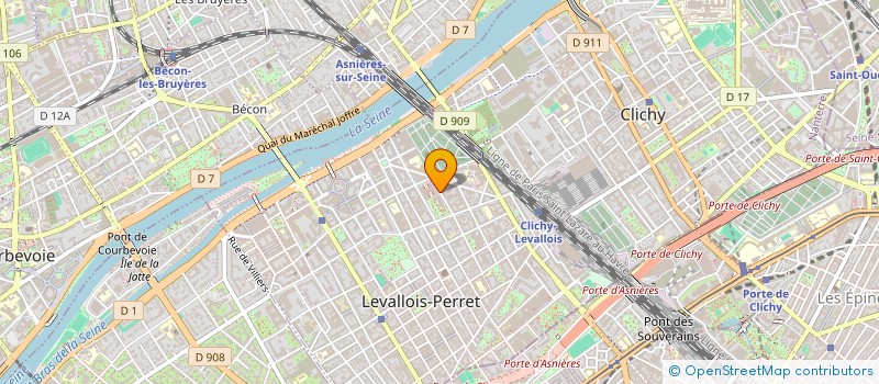 localisation de l'entreprise MADAME NADINE ZEBOULON  LEVALLOIS-PERRET