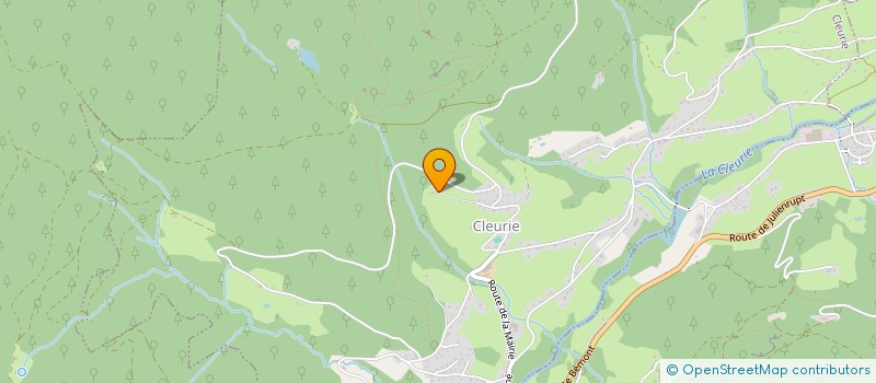 localisation de l'entreprise MADAME NADINE ZIMMER  CLEURIE