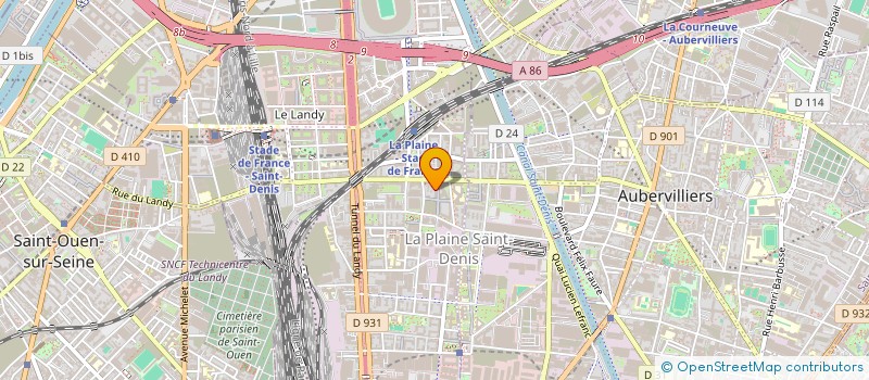 localisation de l'entreprise MADAME NADIR MILOUD  SAINT-DENIS