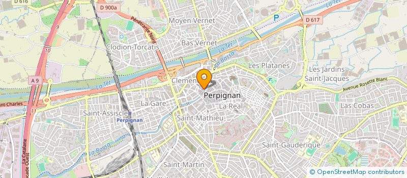 localisation de l'entreprise MADAME NADIRA KHELIFA  PERPIGNAN