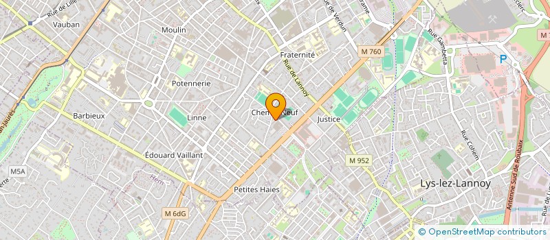localisation de l'entreprise MADAME NADIRA SAADI à ROUBAIX