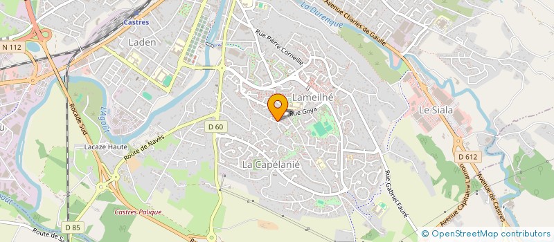 localisation de l'entreprise MADAME NADIRA SINNAOUR  CASTRES