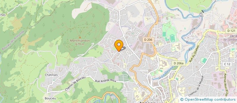 localisation de l'entreprise MADAME NADIYA BOUHEDDAR  ANNONAY