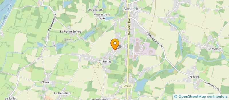 localisation de l'entreprise MADAME NADJA BRITTINGER  SIMANDRE