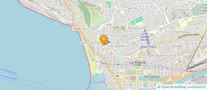 localisation de l'entreprise MADAME NADJA COLE  LE HAVRE