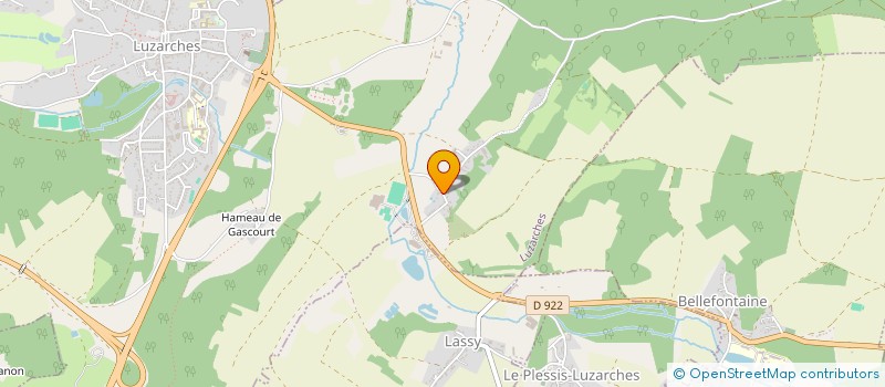 localisation de l'entreprise MADAME NADJA NADINE DJEBAR MARCHETTI  LUZARCHES