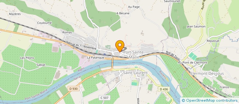 localisation de l'entreprise MADAME NADJA ROER  PORT-SAINTE-MARIE