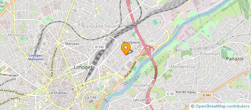 localisation de l'entreprise MADAME NADJA SANCHEZ à LIMOGES